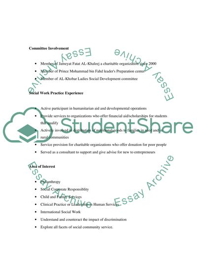 Extending Knowledge of the Fields of Service in Social Service