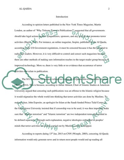 Why Tolerate Terrorist Publications