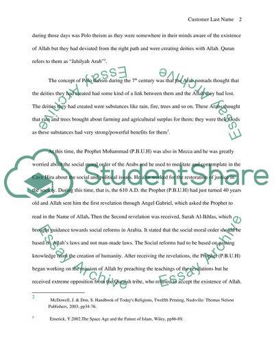 Historical Development of the Religion and Evolutionary Changes