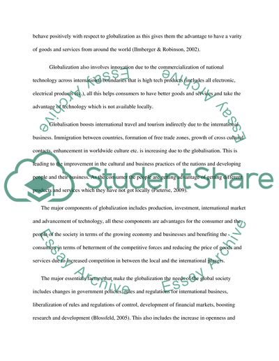 Citizens and Globalization