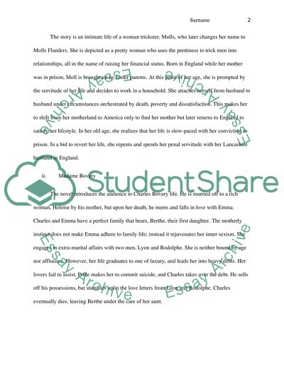 How Do Defoe and Flaubert Create a Criminal Protagonist in Madame Bovary and Moll Flanders