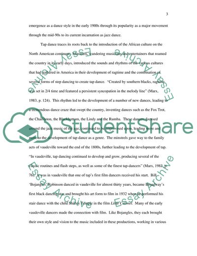 How the Introduction of Film Influenced the Development of 20th Century Tap Dance