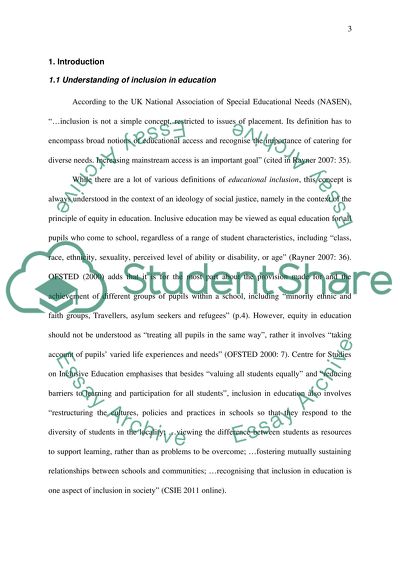 Educational Inclusion of Travelers