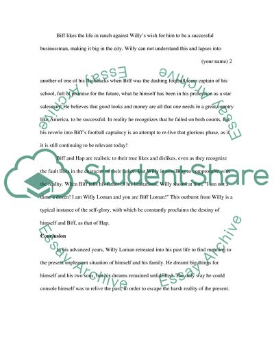 Arthur Millers Work: Willy Loman and His Flashbacks