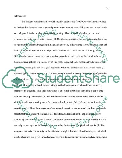 Network Security Attack Methodologies