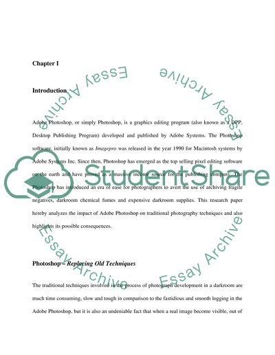 How photography has been affected by Adobe Photoshop