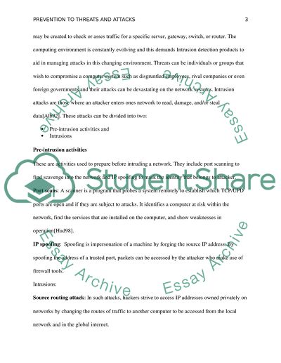A Network Intrusion Detection System and Security Attacks
