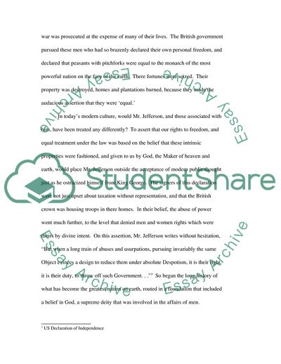 Alexis de Tocqueville and His View on the American Society