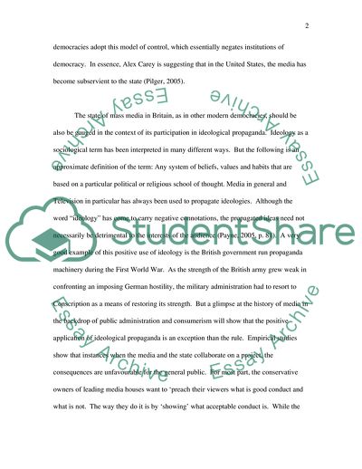 To What Extent is the Media Independent of State