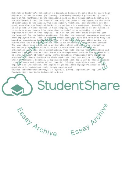 Importance of Employee Motivation