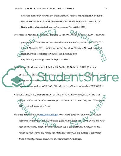 Introduction to Evidence-Based Social Work