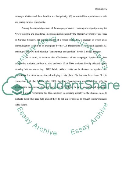 Evaluating Public Relations Campaigns