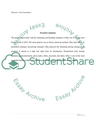 Formal Written Report and a Creative Marketing Presentation for marketing mix