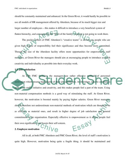 Individuals in Organizations