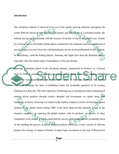 How Does the Cell Phone Industry Behave