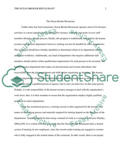 The Ocean Broiler Restraunt