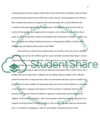 Education Children Services Analysis