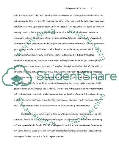 Constitution of the European Union Law