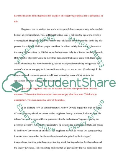 Happiness and Its Pursuit in Modern Society