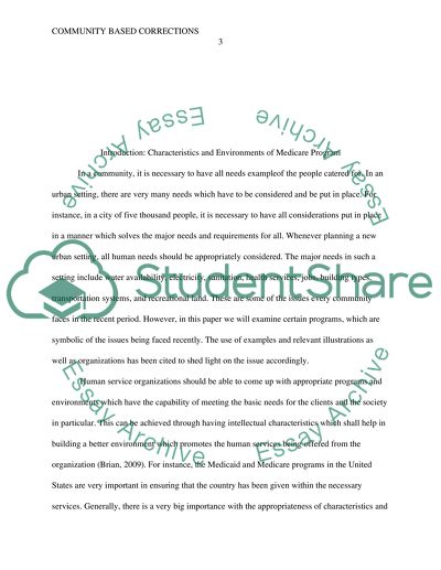 Community-Based Corrections, an Issue that is Most Critical Today