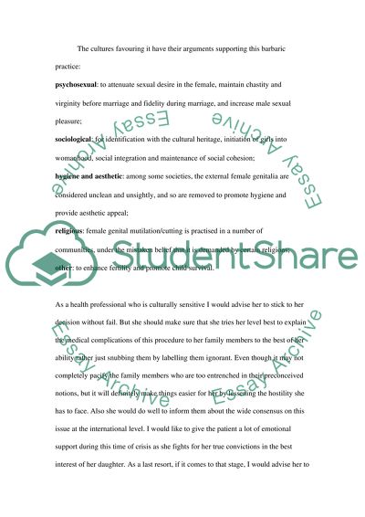 Female Genital Mutilation