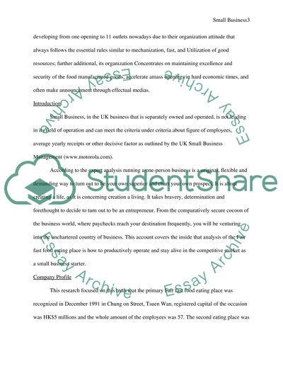 Developing a small business