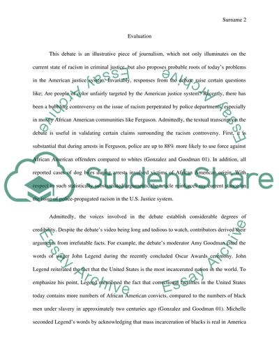 Racism in the Justice System