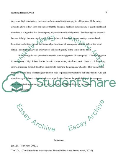 Bonds as an Investment Option