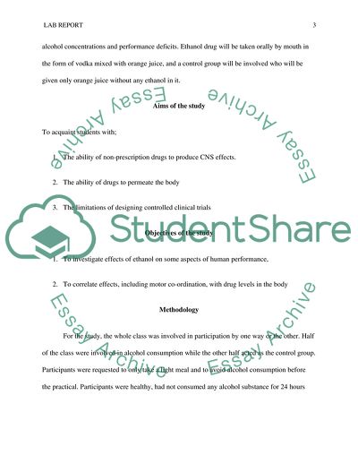 Effects of Ethanol on Performance