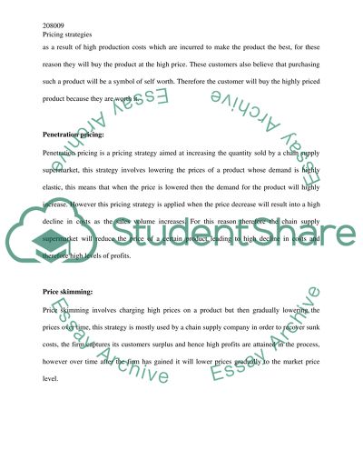 Adopting Different Pricing Strategies in Different Markets