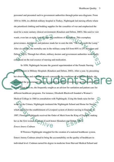 Historical Leaders in Quality Improvement