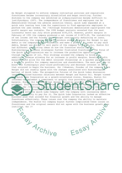 Quick Lube Corporation