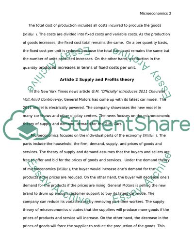 Analysis Questions Of Microeconomics Article Example | Topics And Well ...