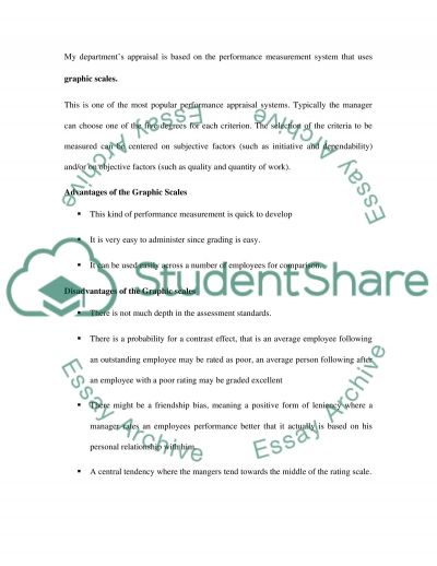 Performance management essay