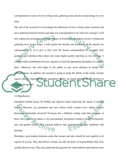 Female War Correspondence