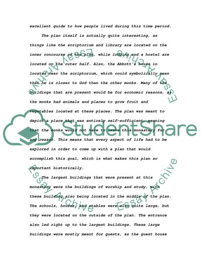 Art History: The Plan of St. Gall