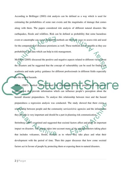 Intervention Strategies and Assessment for Disasters in Japan