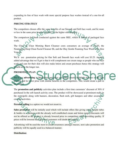 Develop a new idea for existing company