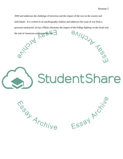 The Forever War by Dexter Filkins: hapter 10 and 11