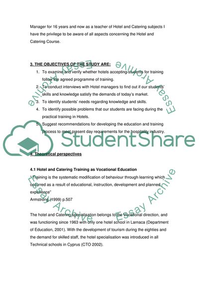 Hotel School and Service Knowledge Gain