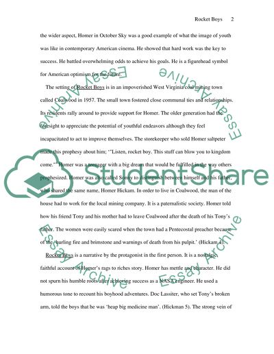 Analysis of Rocket Boys