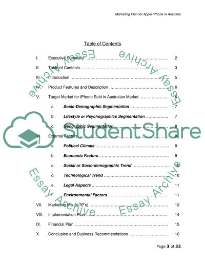Marketing Plan for Apple iPhone in Australia