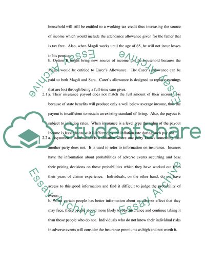 Working Tax Credit Entitlement