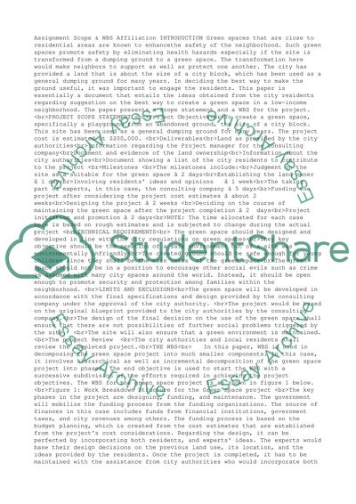 Green Spaces and Safe Environment for the Local Residents