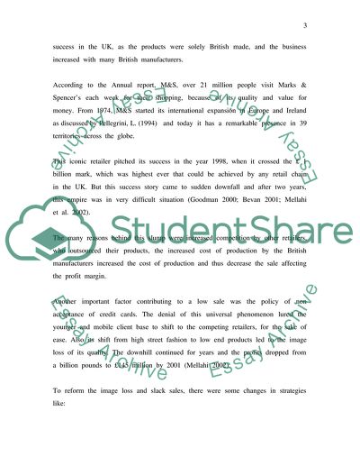 The M&S as a Brand Over the Other Retailers in the Minds of Customers