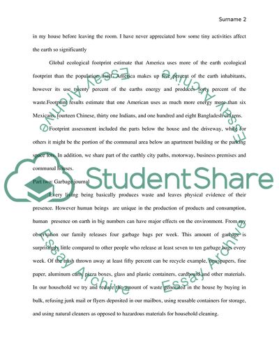 Personal Consumption Journal