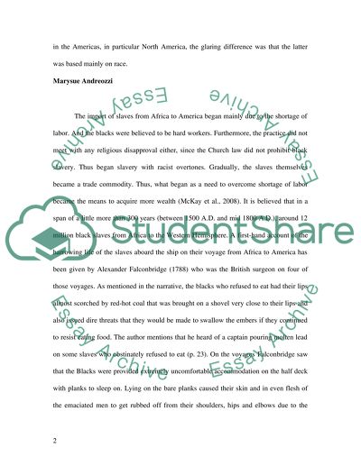 The Treatment Of Men During Slavery