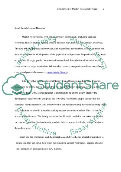 The Differences between Big Organizations and Small Family Owned Businesses