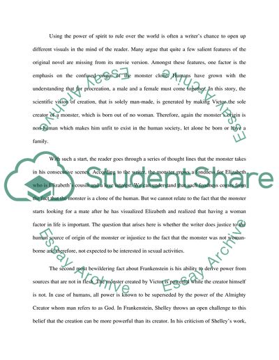 Frankenstein: A Story of Confusing Origins