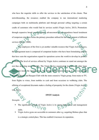 Understanding the Marketing Strategy of Virgin Active